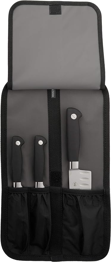 Mercer Culinary - Genesis 4-Piece Forged Starter Set,Black