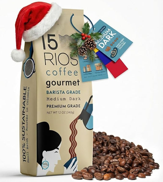 Colombian Whole Bean Coffee Medium Dark Roast Low Acid Smooth Bold Taste With Chocolate Sweet Notes Arabica Single Origin High Altitude Fresh Roasted Premium Craft Espresso Gift Gourmet Flavor 12oz
