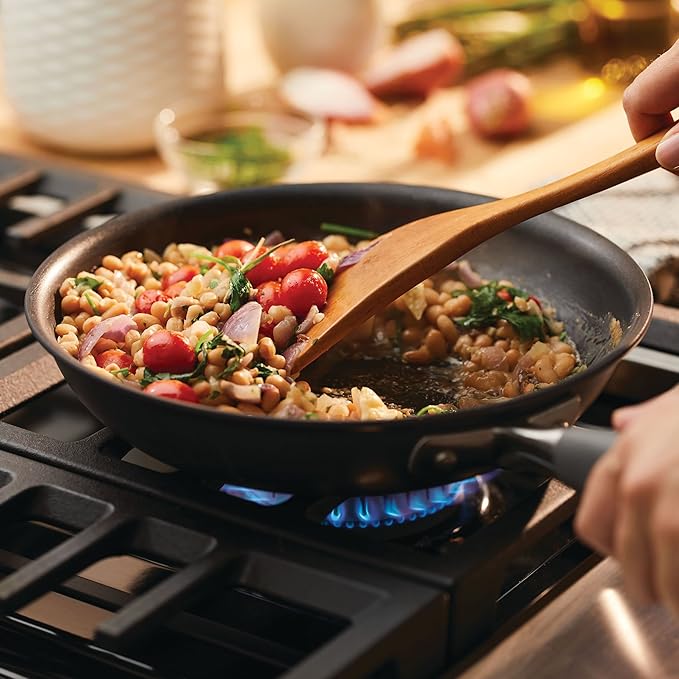 Anolon Advanced Home Hard Anodized Nonstick Frying Pan, 8.5 Inch ??Small Non Stick Egg Pan, Durable Nonstick Skillet - Moonstone