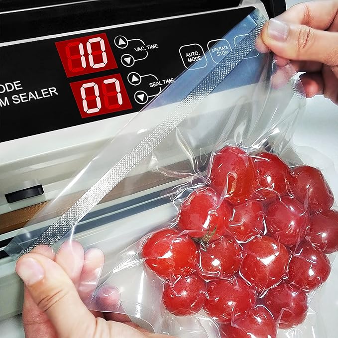 MAGIC SEAL Chamber Vacuum Sealer Bags 15'' x 50' Rolls, Smooth Food Storage Bags for Meal Prep & Sous Vide, Commercial Grade BPA Free, Non-Textured, Not Compatible with FoodSaver-Type Vacuum Sealers