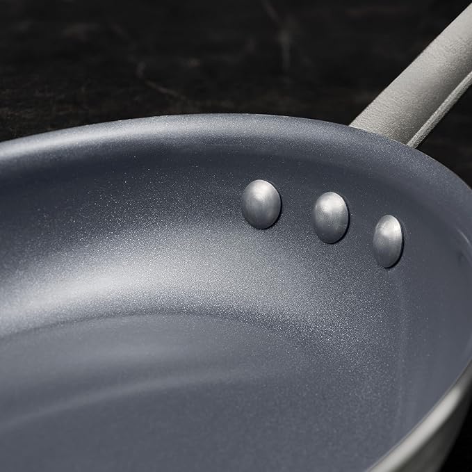 Tramontina Professional 14-Inch Ceramic Non Stick Extra Large Frying Pan, Heavy-Gauge Aluminum Skillet with Ceramic Nonstick Coating, Dishwasher and Oven Safe, Gray