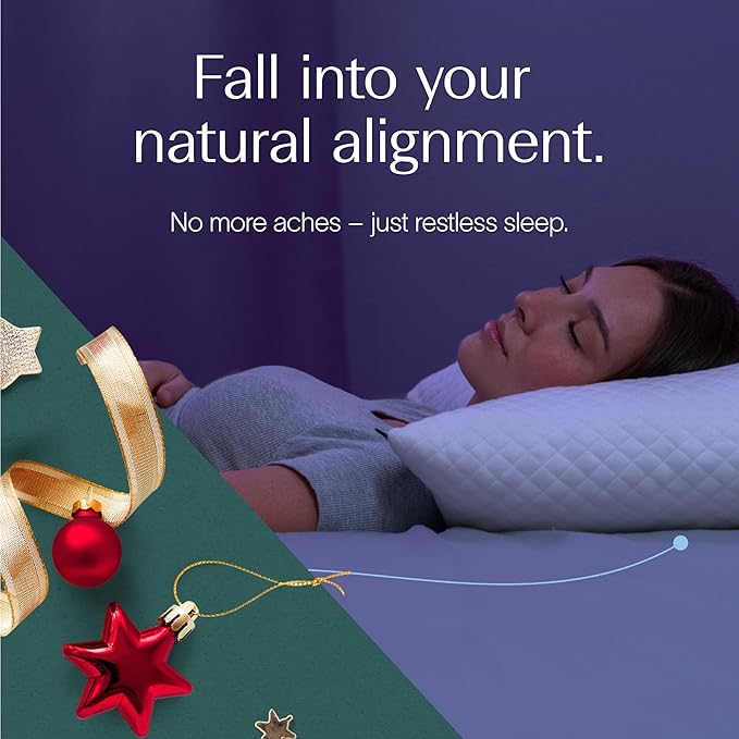 DreamyBlue Signature Pillow w/Adjustable Loft ??Shredded Memory Foam Fill ??Neutral Alignment for Side, Back, and Stomach Sleepers ??Washable Bamboo Rayon Cover ??CertiPUR-US Certified Foam (Queen)
