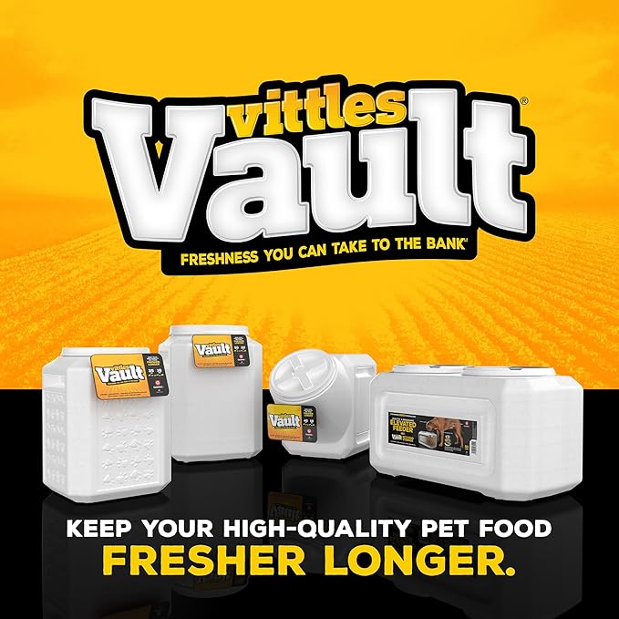 Gamma2 Vittles Vault Stackable Dog Food Storage Container with Sealing Lid, Up to 40 lbs Dry Pet Food Storage Container, USA-Made - [20.5"L x 12"W x 16.75"H]
