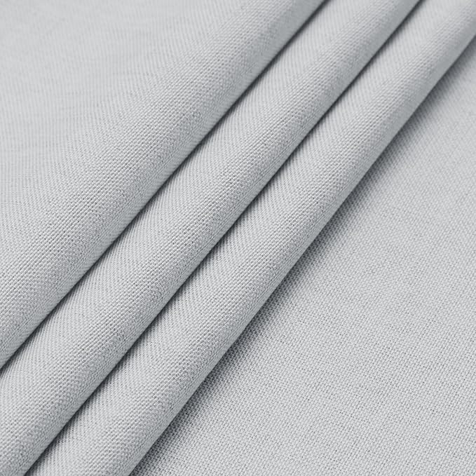 Easy-Going Faux Linen Waterproof Spill-Proof Tablecloth Stain Resistant Rectangle Table Cloth Wrinkle Free Decorative Fabric for Kitchen, Dining, Party, Weddings, Restaurants (60x84 in, Grey)