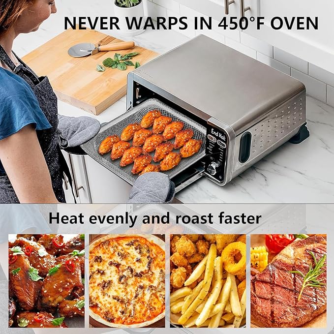 Air Fryer Basket Compatible with Ninja Foodi SP100, FT102, SP102, SP101, SP101C 8-in-1 Digital Air Fry Oven