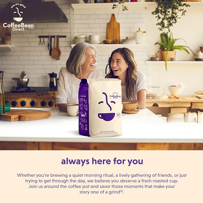 Coffee Bean Direct Poor Man's Blend짰, Whole Bean Coffee, Medium Roast, 5 Pound Bag (Pack of 1)