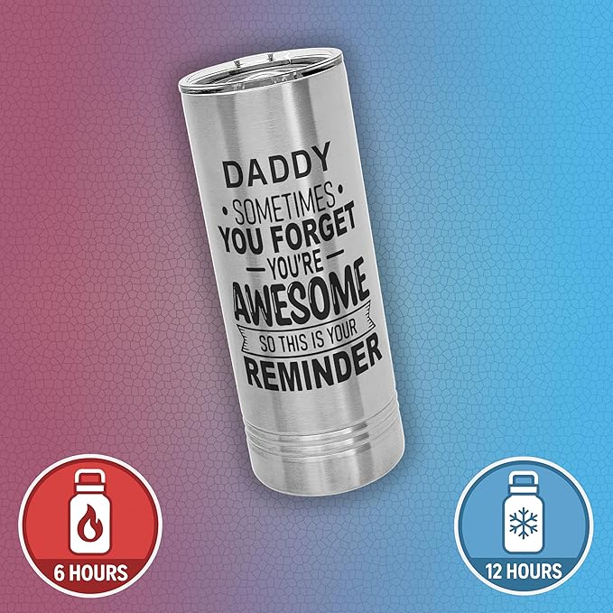 Personalized Inspirational Tumbler, Inspirational Gifts for Men Dad Father Wife Sister Women, Custom Birthday For Him Her, Customized You?셱e Awesome Tumbler, Teacher Coworker Gifts 22oz Stainless