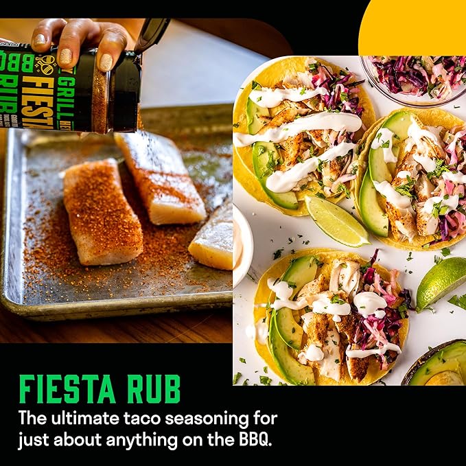 Hey Grill Hey | Fiesta Rub | Taco Seasoning | Chili & Fajita Seasoning | Fiesta Spices |10.6 oz