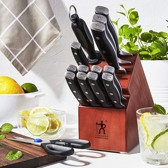 HENCKELS Forged Accent 15-pc Knife Block Set