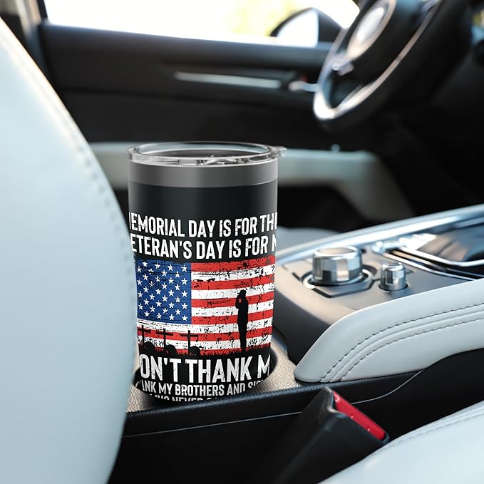 Thank My Brothers And Sisters - Patriotic Memorial Day Stainless Steel Insulated Tumbler