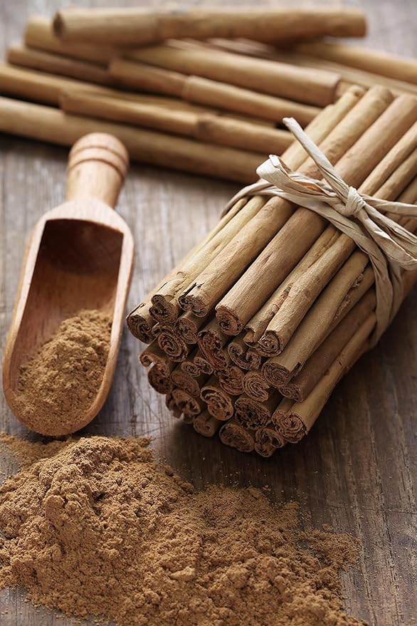 FGO Organic Ceylon Cinnamon Powder, 8oz Pure Sri Lanka Cinnamon for Spice & Seasoning, Great for Baking, Cooking, & Drinks, Additive Free, Non-GMO (Pack of 1)