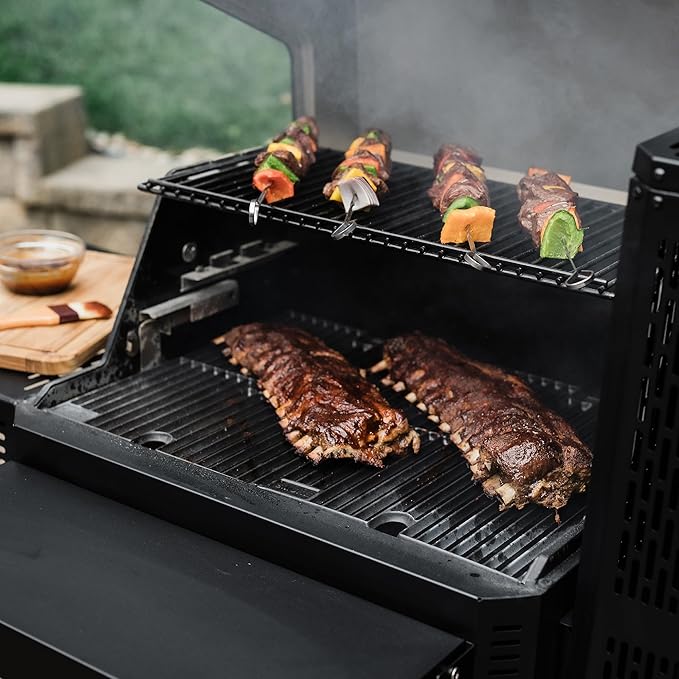 Masterbuilt® Gravity Series® 600 Digital Charcoal Grill and Smoker,WiFi Technology, GravityFed??Charcoal Hopper, 600 Cooking Sq. Inches, Reversible Smoke&Sear Cast Iron Grates, Black, Model MB20041023