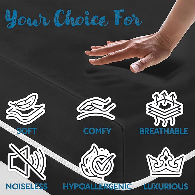 Guardmax Jersey Knitted RV Size Zippered Mattress Encasement - Waterproof & Bed Bug Proof Mattress Protector - Comfortable, Soft, and Noiseless Zippered Bedding - Dust Mite Proof (48 x 75 x 10)