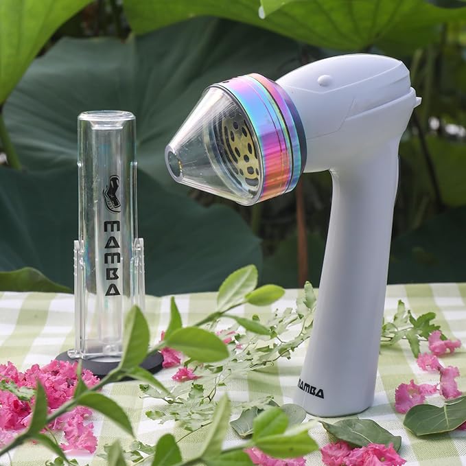 Mamba Grinders Electric Spice Grinder for the Kitchen. Easy to Use USB Rechargeable Grinder, 2g White