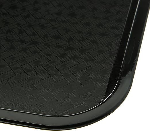 Carlisle FoodService Products CT121603 Caf챕 Standard Cafeteria / Fast Food Tray, 12" x 16", Black