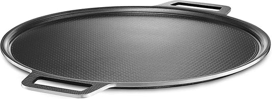 HexClad Hybrid Nonstick Pizza Steel for Pizzas and Flatbreads Up to 14", Dishwasher-Friendly, Oven and BBQ-Safe Up to 900째F