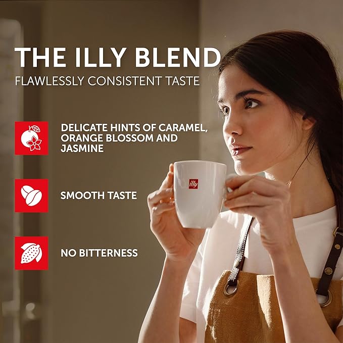 illy Instant Coffee, Classico Medium Roast, 100% Arabica, Premium Italian Coffee, 3.3oz, 6 Pack