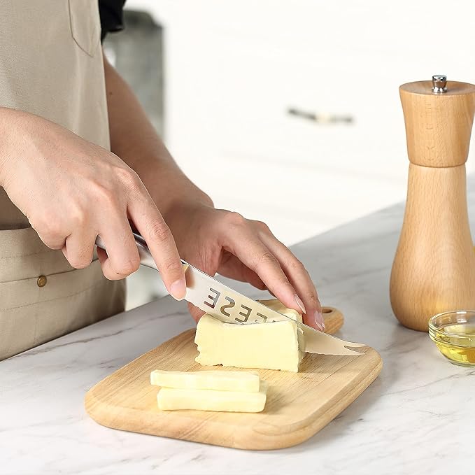 McCook짰 Knife Sets,German Stainless Steel Kitchen Knives Block Set with Built-in Sharpener