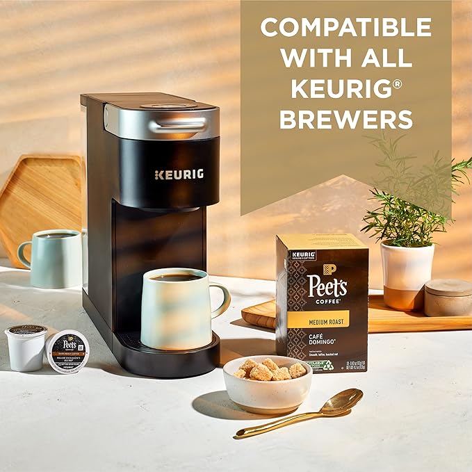 Peet's Coffee, Keurig K-Cup Pods Variety Pack - Major Dickason's Blend, Big Bang, French Roast, Café Domingo, Organic Alma De La Tierra, House Blend, 60 Count (6 Boxes of 10 Pods)