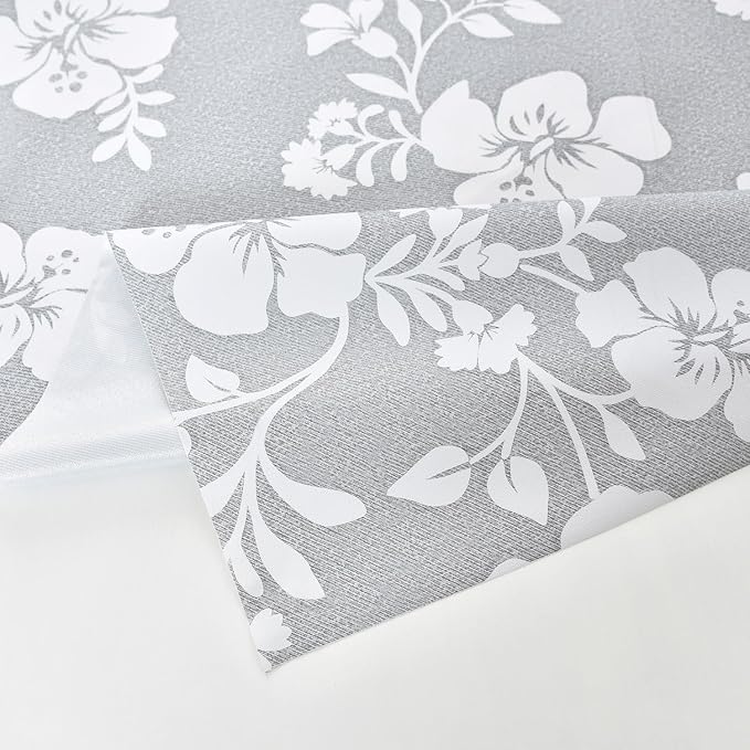 LOHASCASA Fall Sunflower Vinyl Waterproof Tablecloth, Rectangle Plastic PVC Oilcloth Tablecloths Wipeable Table Cloth Cover for 6 Foot Folding Tables, Kitchen, Dining Room Table 54x72 Inch