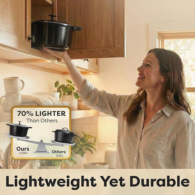 Gotham Steel 5 Qt Lightweight Dutch Oven Pot with Lid & Holders, Ceramic Non Toxic, Oven Safe & Even Heat Retaining Dutch Oven for Bread Baking Sourdough, Soup, Casserole, 70% Lighter than Cast Iron