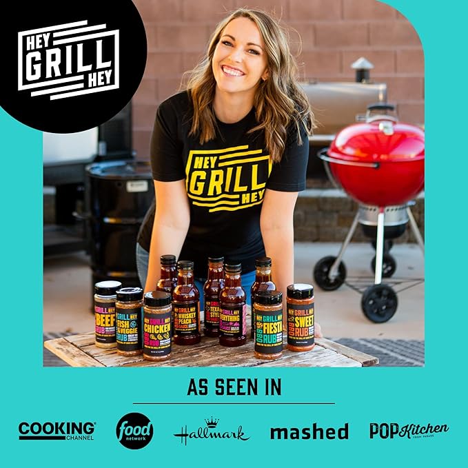 Hey Grill Hey | Fish & Veggie Rub | Fish Seasoning | Seafood & Vegetable seasoning | Salmon Rub |Great for Chicken, Dips and More | 10.8oz