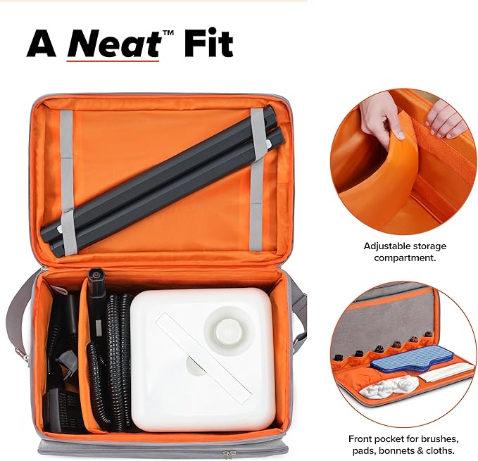 Dupray Neat Steam Cleaner with 18-Piece Kit ??(Neat with the Awesome Bag) Powerful, chemical-free cleaning for floors, cars, tiles, grout, and more. *Kills 99.9% of Bacteria & Viruses