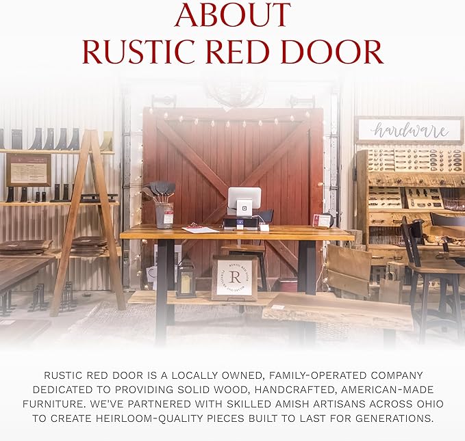 Hope Woodworking Amish Made Wooden Storage Chest Trunk Box with Lid and Handles for Bedroolanket, Clothes, Anti-Slam Hinges, Handmade, Rustic, Oak Wood, Michaels Stain, 36"