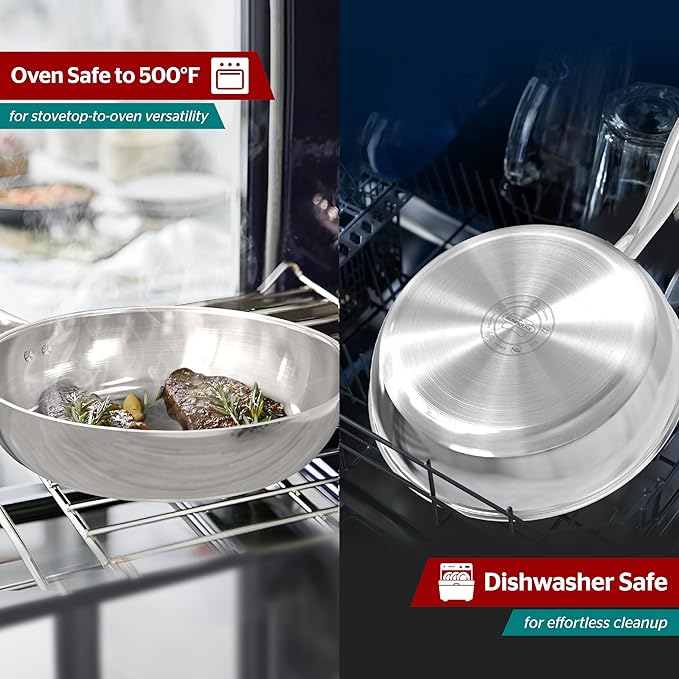 Sunhouse Pan for Cooking (FRY PAN (Chef Series), 10 inch)