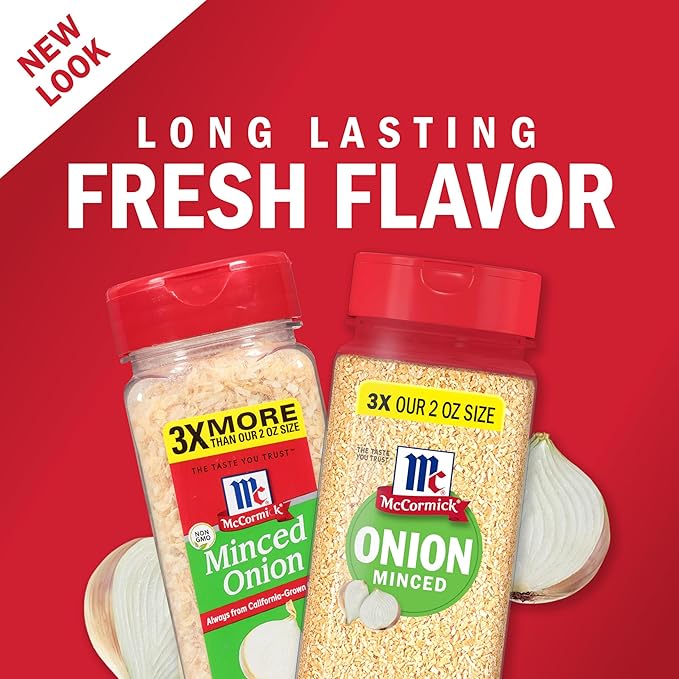 McCormick Minced Onion, 6.37 oz