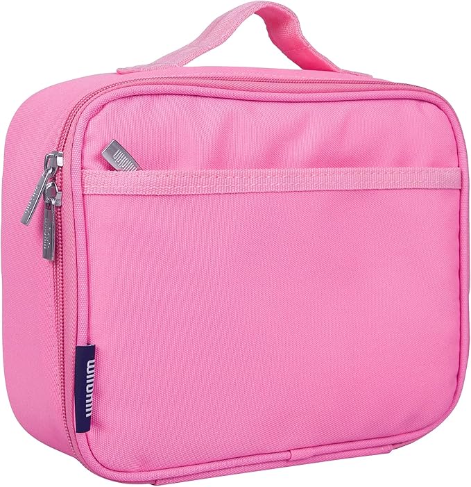 Wildkin Kids Insulated Lunch Box ??Durable and Reusable for School & Travel - Flamingo Pink