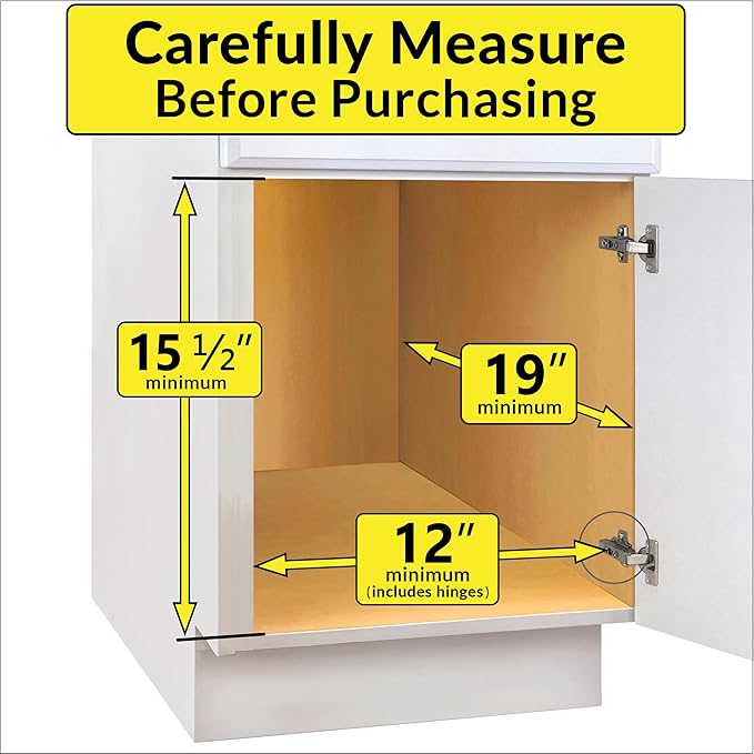 LYNK PROFESSIONAL짰 SELECT??Pull Out Under Sink Kitchen Cabinet Organizer - 11.5 in. x 18 inch deep Drawer - Sliding Shelf Organizer and Undersink Storage Shelves - Lifetime Ltd. Warranty ??Chrome