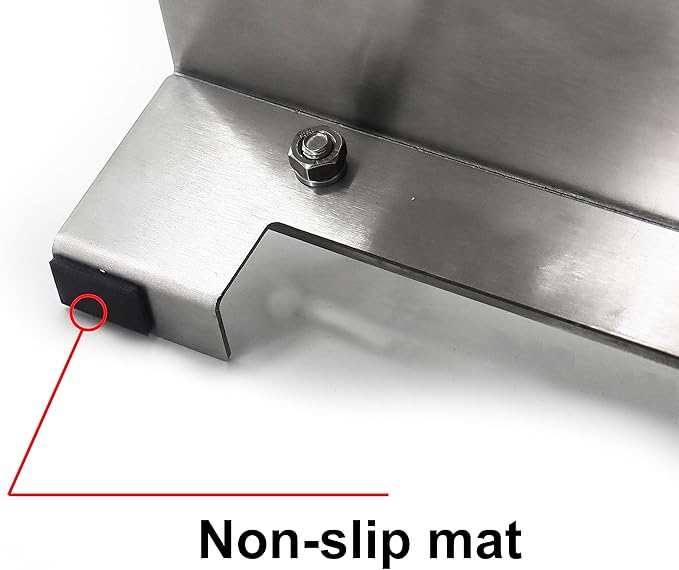 Meat slicer, GrillFancy stainless steel heavy manual frozen meat slicer, beef and lamb roll food slicer, suitable for home cooking, Cheese slicing, BBQ slicing, easy to use