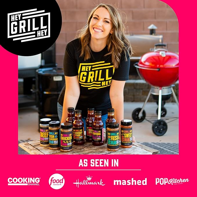 Hey Grill Hey | Chicken Rub | Delicious Chicken Seasoning | Dry Rub for Wings | Turkey & Fish Seasoning, Veggies and More | 10.7 oz