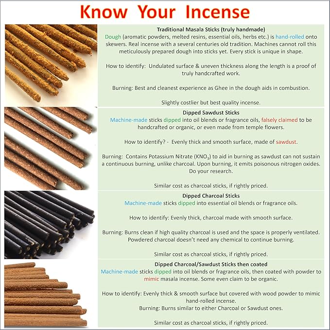 Autumn Rose Incense Sticks aka Nataraja - Artisan Luxury Masala Incense - Divine Scent for Home and Meditation - Handcrafted 30 Sticks