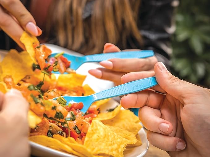 phade 100% Compostable Cutlery Set ??675 Utensils - BPI Certified Forks, Knives & Spoons in Wrapped Compostable Packaging, 6.1??.1 Inch Sustainable Disposable Utensils ??Made in USA