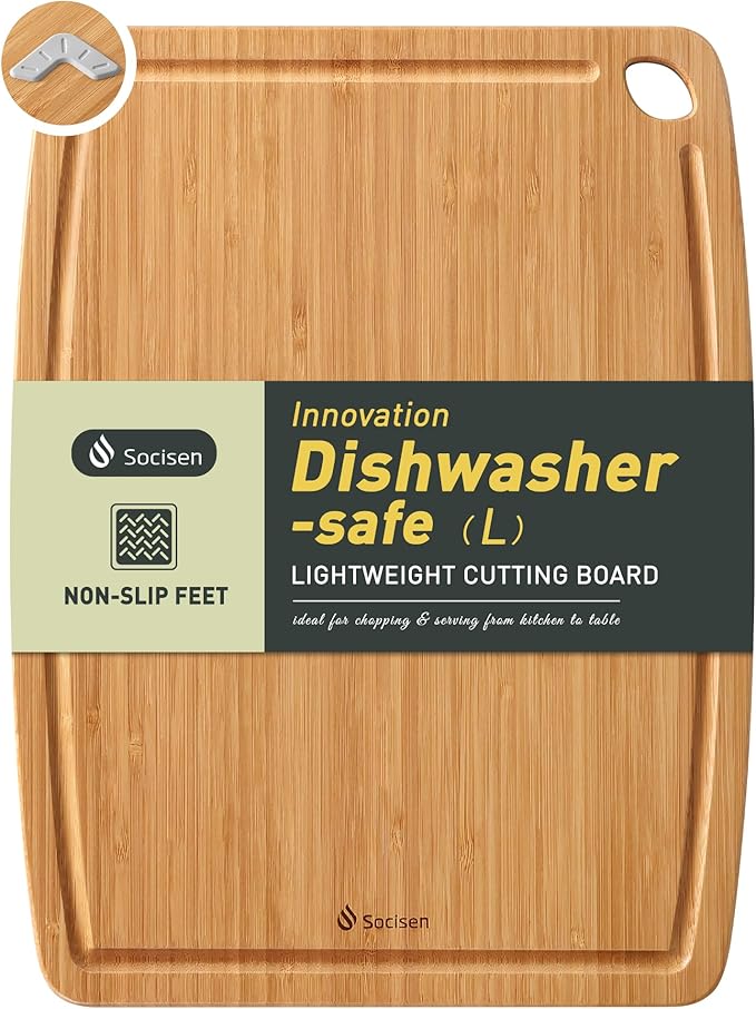 Cutting Board Wood Chopping Board Double Sided Charcuterie Boards Serving Board Kitchen Essential House Warming Hostess Host Gift Serving Tray for Christmas Wedding Birthday Anniversary Tangerine