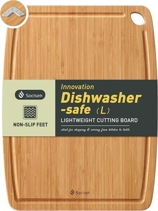 Cutting Board Wood Chopping Board Double Sided Charcuterie Boards Serving Board Kitchen Essential House Warming Hostess Host Gift Serving Tray for Christmas Wedding Birthday Anniversary Tangerine
