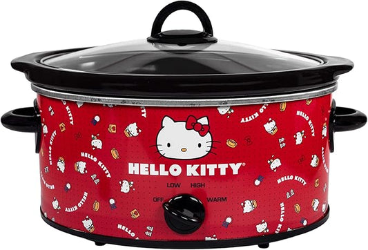 Uncanny Brands Hello Kitty 5-Quart Slow Cooker - Cook With Your Favorite Kitty