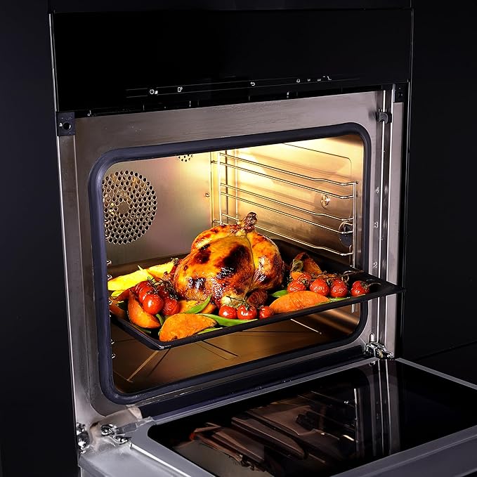 AMT Gastroguss The "World쨈S [...]" Next Generation쨈s Baking Plate, 447 x 340 mm, 30 mm high, cast Aluminium, Lotan짰 Non-Stick Coating, Non-Induction, AMZN-OP3447-US