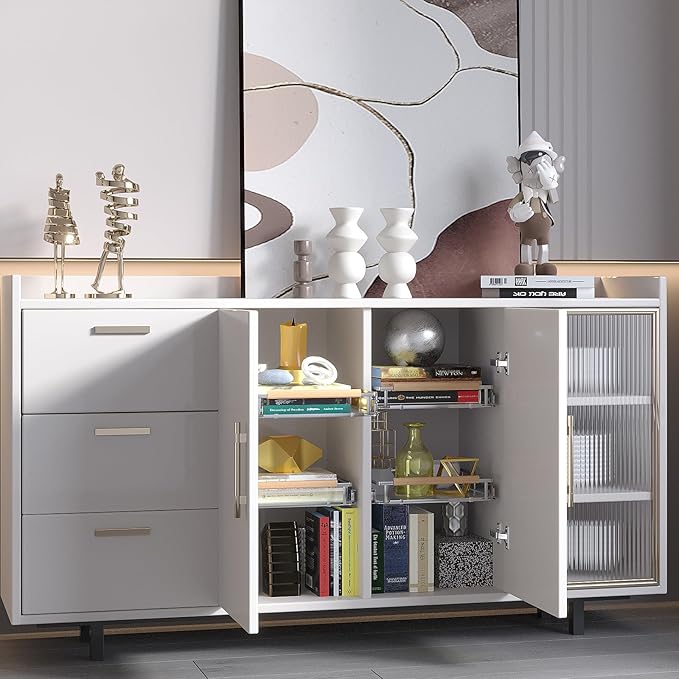 Expandable Pull Out Cabinet Organizer, Adjustable Width:12.3~18.5''W x 22.5''D Under Sink Organizer, Drawer Storage Shelves for Kitchen, Bathroom, Closet, Pantry, Cupboard, Pots, Pans