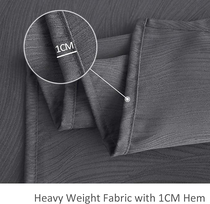 maxmill Jacquard Table Cloth Swirl Pattern Spillproof Wrinkle Resistant Heavy Weight Soft Tablecloth for Kitchen Dinning Tabletop Decoration Outdoor Picnic Rectangle 52 x 70 Inch Charcoal