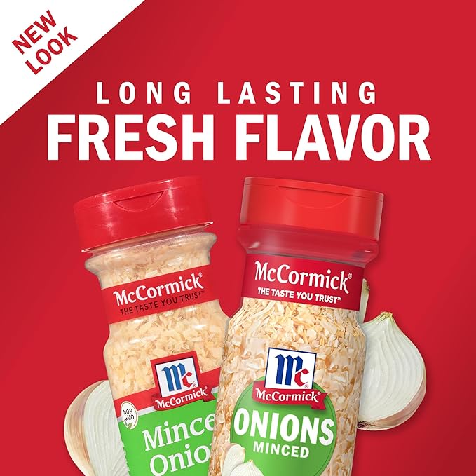 McCormick Minced Onions, 3.5 oz (Pack of 12)