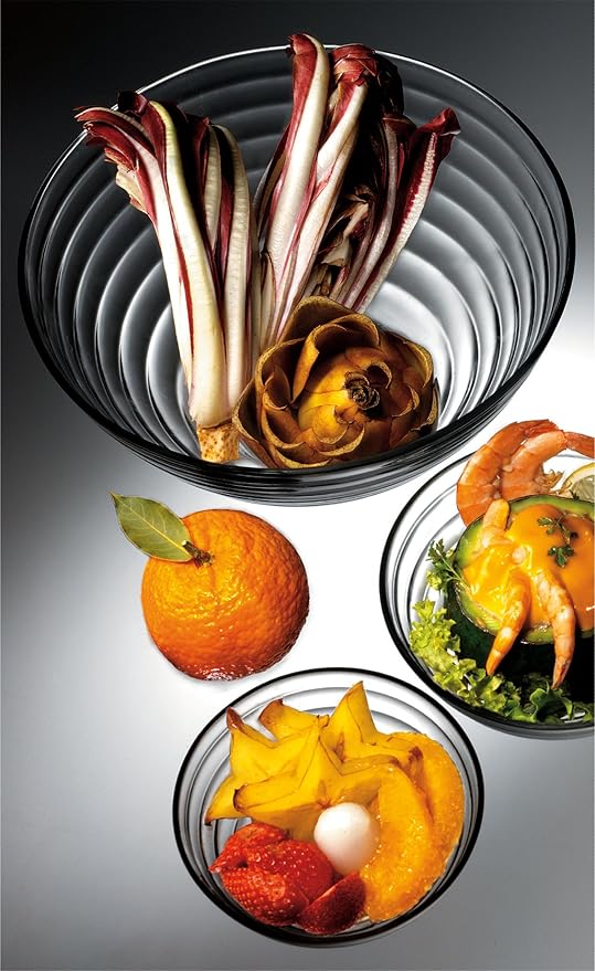Bormioli Rocco Glass Viva Salad Bowl, 52-1/2-Ounce