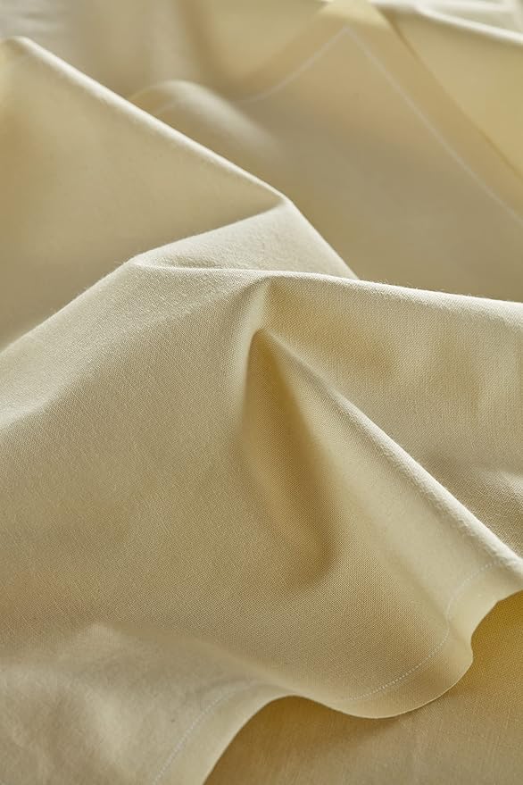 MY DRAP Placemats 48 x 32 cm / 19" x 12.5" - (12 Per Roll, Cotton Pastel Yellow)