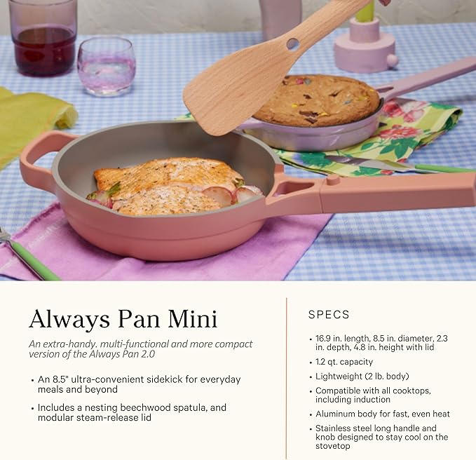 Our Place Cookware Set - 13-Piece Kit Including the Always Pan, Perfect Pot and Spatulas | Multifunctional, Toxin-Free Nonstick | Heat Safe up to 450째F | Oven, Stove, Induction Compatible | Sage