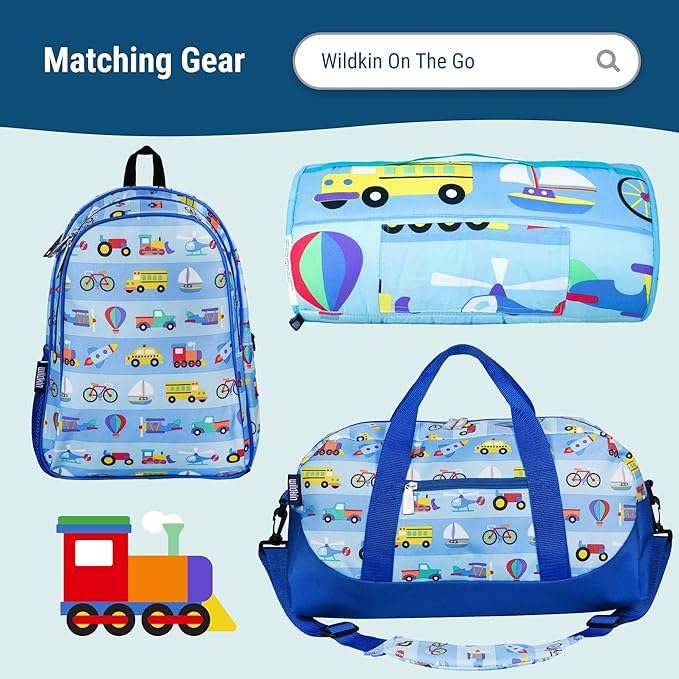 Wildkin Kids Insulated Lunch Box ??Durable and Reusable for School & Travel - On the Go