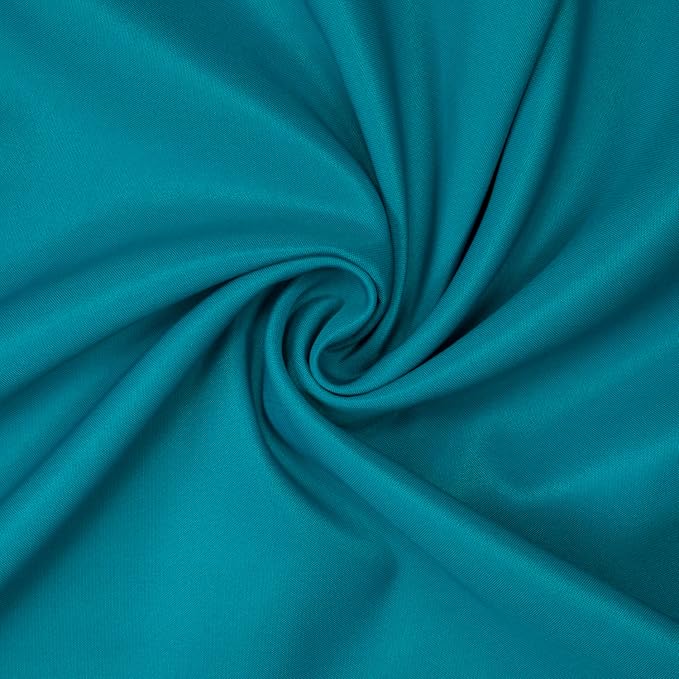 Gee Di Moda Fitted Tablecloth - 48 x 30 Inch Caribbean Floor-Length Fitted Table Cloth for 4 Foot Rectangle Table, Heavy Duty Washable Fabric for Parties, Dinner, Weddings, Baby Shower & Trade Show