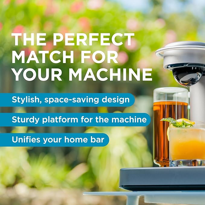 Bartesian Cocktail Capsule Storage Drawer Organizer - Stylish Mixology Cocktails Drink Mixer Holder Dispenser - Home Bar Accessories for Cocktail Maker Machine - Holds Up to 36 Bartesian Capsules