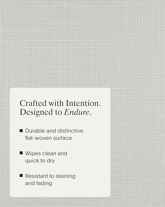 Chilewich Mini Basketweave Placemats in Sandstone - Set of 4 - Easy Care Woven Tabletop Textiles - Indoor/Outdoor - 19" x 14" Rectangle